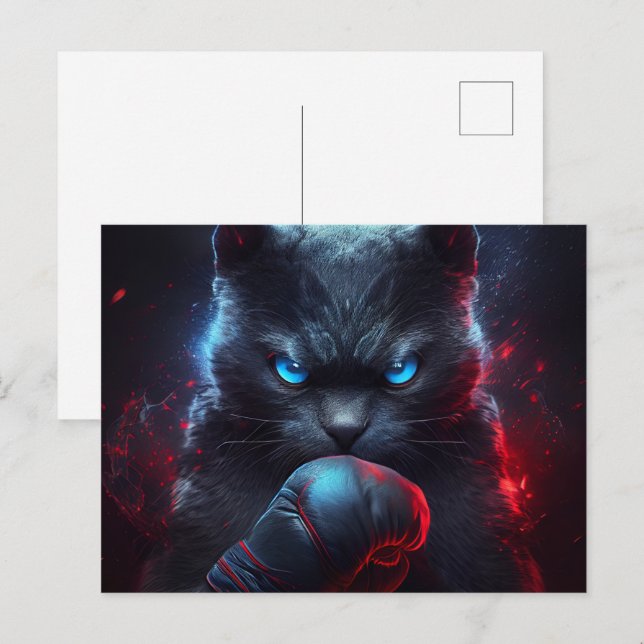 Cartes Postales Black Cat (Anverso / Reverso)