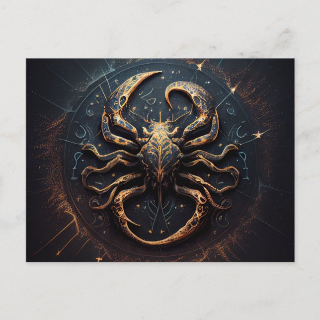 Cartes Postales Cancer Zodiac (Anverso)