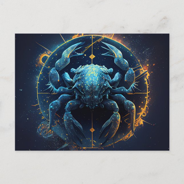 Cartes Postales Cancer Zodiac (Anverso)