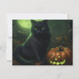 Cartes Postales Cat Halloween