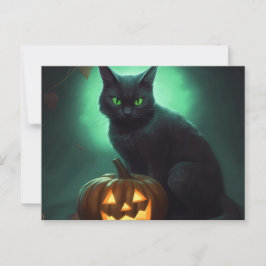 Cartes Postales Cat Halloween