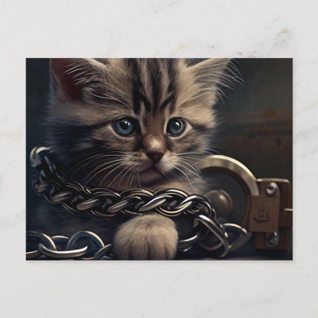 Cartes Postales Cat prisoner (Anverso)