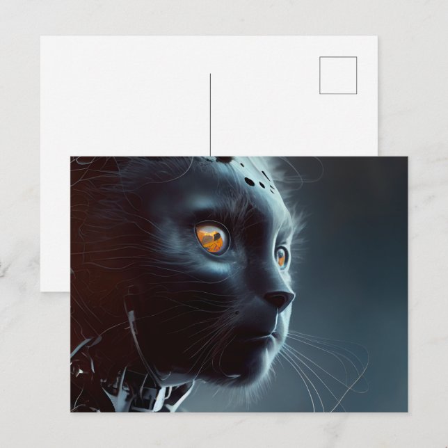 Cartes Postales Cat Robotique (Anverso / Reverso)