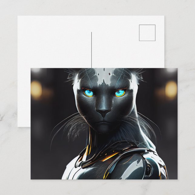 Cartes Postales Cat Robotique (Anverso / Reverso)