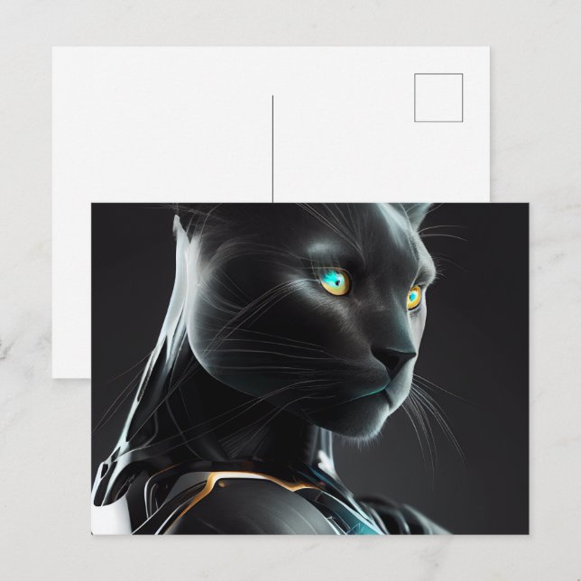 Cartes Postales Cat Robotique (Anverso / Reverso)