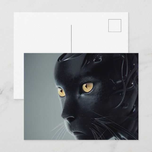 Cartes Postales Cat Robotique (Anverso / Reverso)