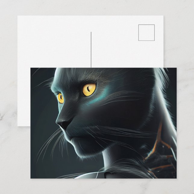 Cartes Postales Cat Robotique (Anverso / Reverso)