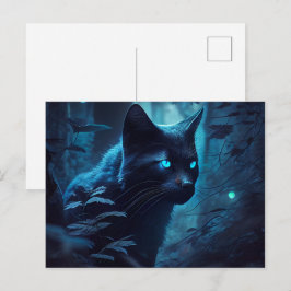 Cartes Postales Chat Bleu