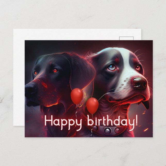 Cartes Postales Dog  (Anverso / Reverso)