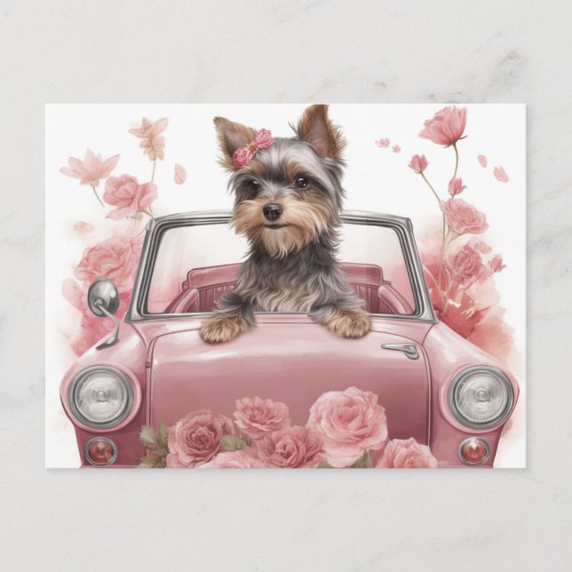 Cartes Postales Dog Yorkshire (Anverso)