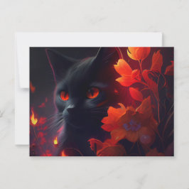 Cartes Postales feu Fleur