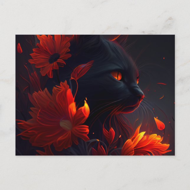Cartes Postales feu Fleur (Anverso)