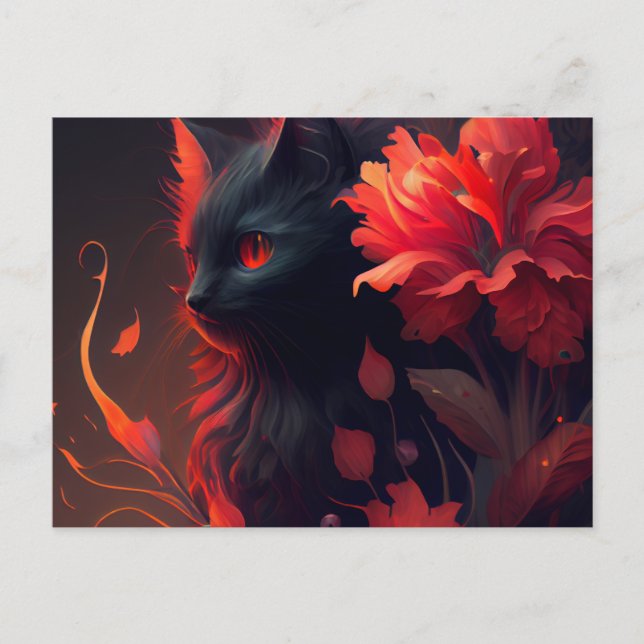 Cartes Postales feu Fleur (Anverso)