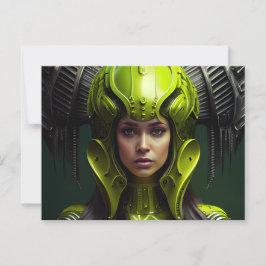 Cartes Postales Fille Futurisme