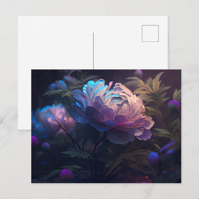 Cartes Postales Fleur (Anverso / Reverso)