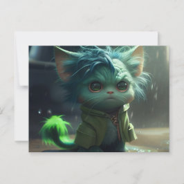 Cartes Postales Green Cats