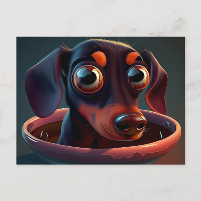 Cartes Postales Puppy Divers (Anverso)