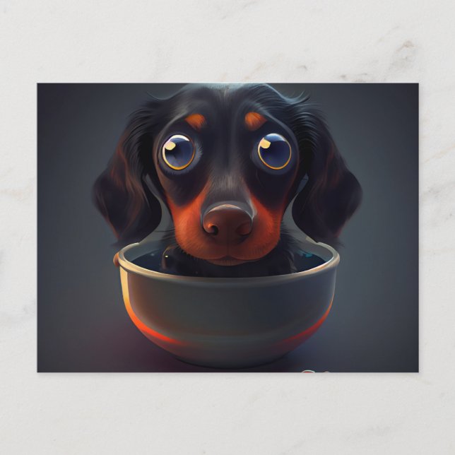 Cartes Postales Puppy Divers (Anverso)