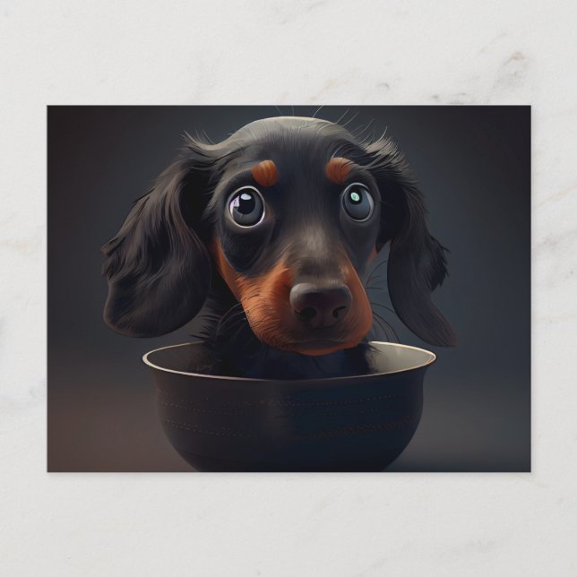 Cartes Postales Puppy Divers (Anverso)