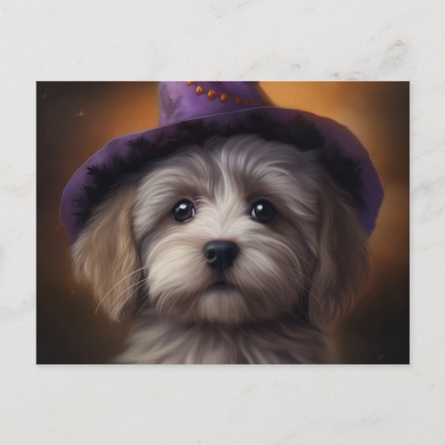 Cartes Postales Puppy Halloween (Anverso)