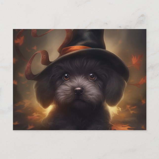 Cartes Postales Puppy Halloween (Anverso)
