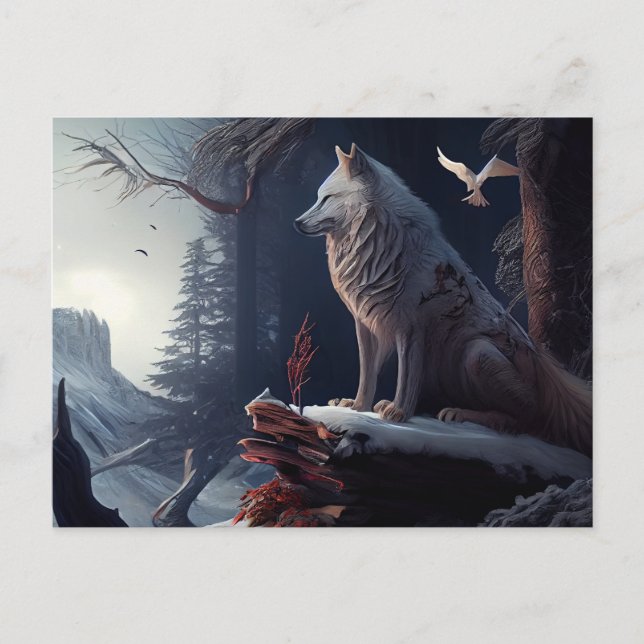Cartes Postales  White Wolf (Anverso)