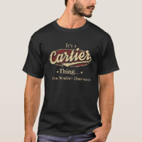 Cartier Apellidos Shirt, Cartier Gift Camisetas