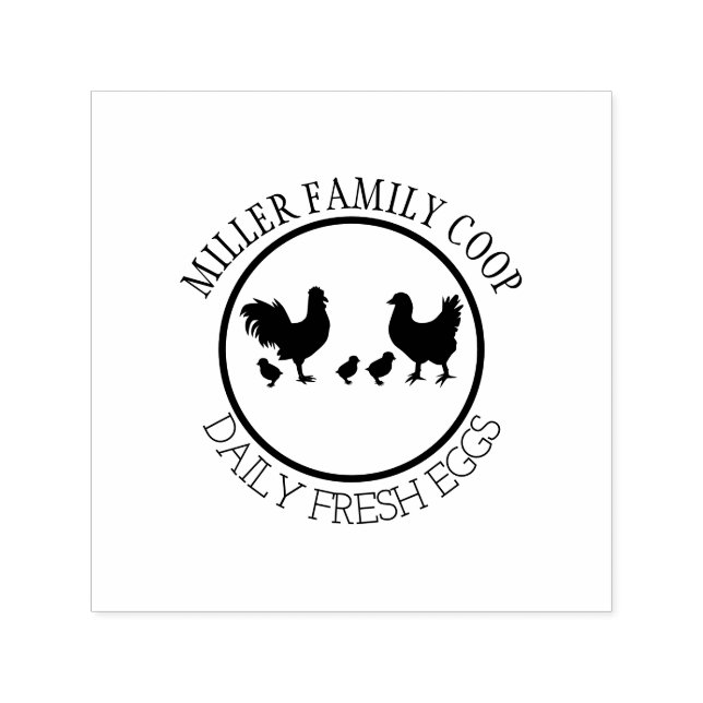 Cartón de Huevo Sello de Cartón de Huevos Personal (Diseño)