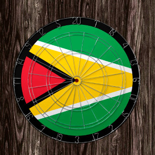 Cartón de la bandera de Guyana y Guyana / tablero