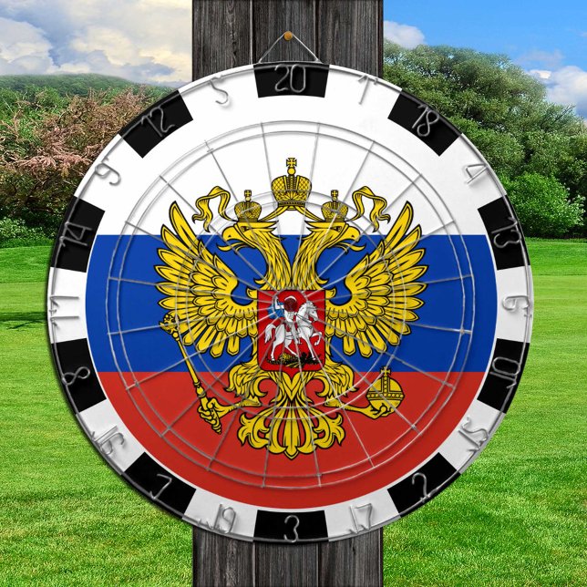 Cartón de Rusia y tablero de juego Bandera rusa (Subido por el creador)