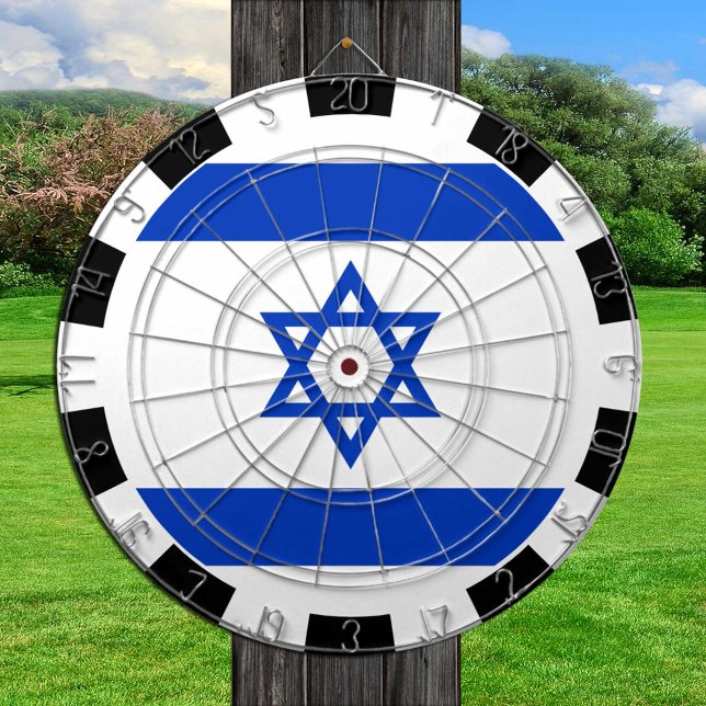 Cartón israelí y tablero de juego con bandera isra (Subido por el creador)