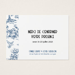 Carton réponse mariage Victoria