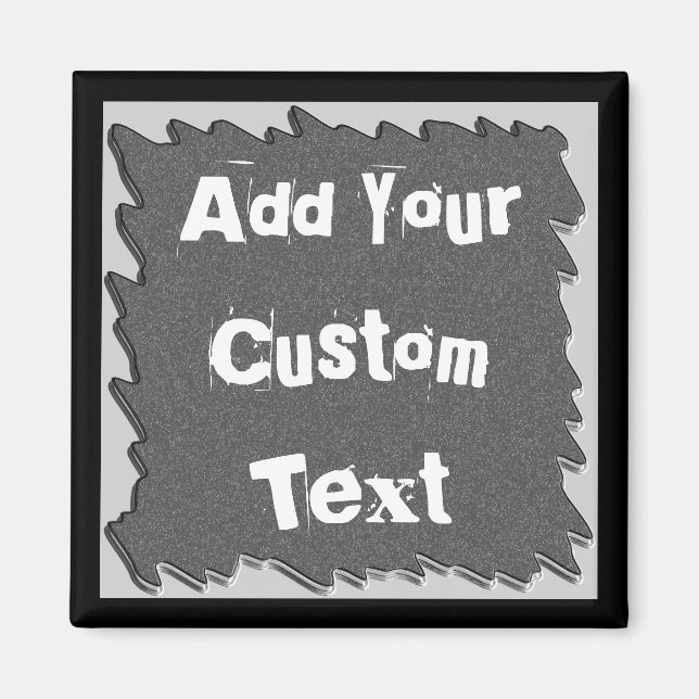 Cartón Y Borde Salvaje Cortan El Imán Guay (Frente)