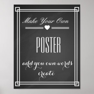Cartucho Crear su propia impresión poster