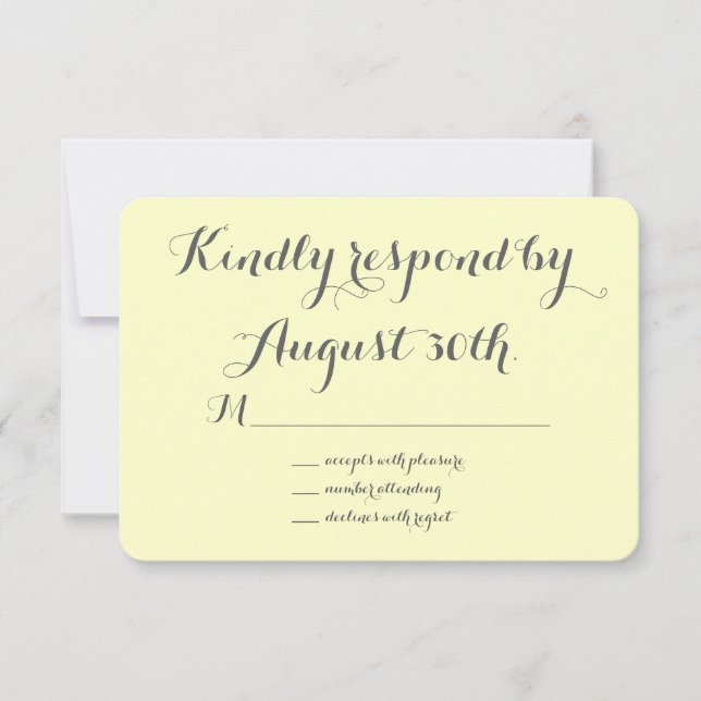 Cartucho floral RSVP (amarillo) (Anverso)