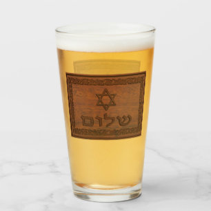 Carved Wood Shalom