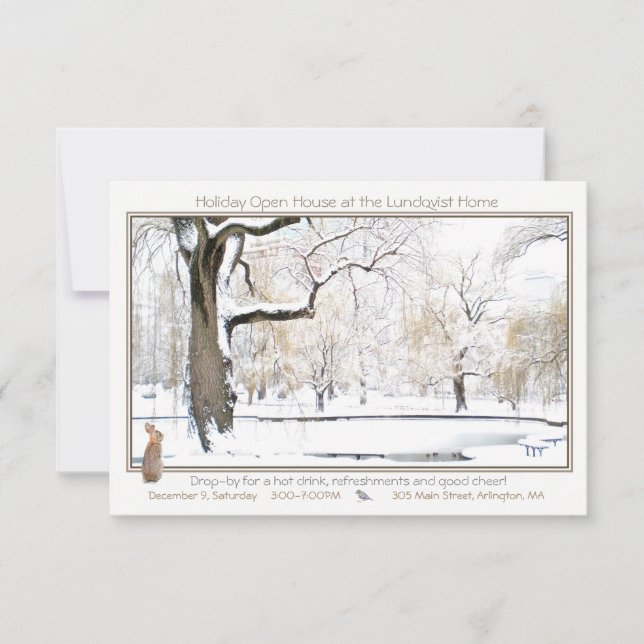 Casa Abierta de Vacaciones: invitación (Anverso)