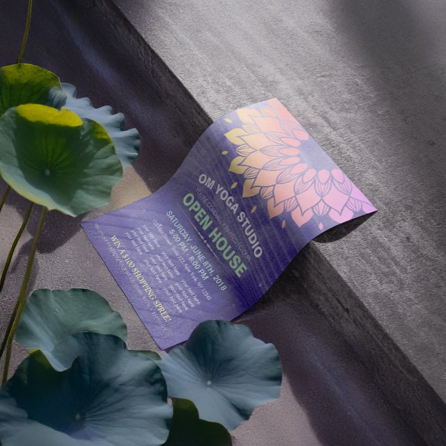 Casa Abierta de YOGA Studio Mandala de Hoja de Oro (Subido por el creador)