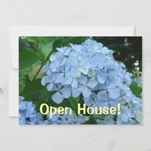 ¡Casa Abierta! invitaciones Eventos Escolares Hort (Anverso)