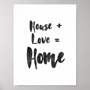 Casa + Amor = Imprimir arte en casa