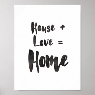 Casa + Amor = Imprimir arte en casa
