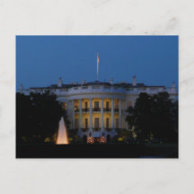 Casa Blanca de Navidad por la Noche en Washington
