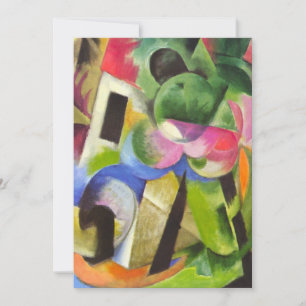 Casa con Árboles de Franz Marc, Arte Antiguo