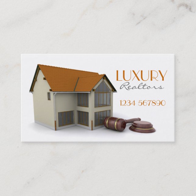 Casa con la tarjeta de visita del mazo (Anverso)