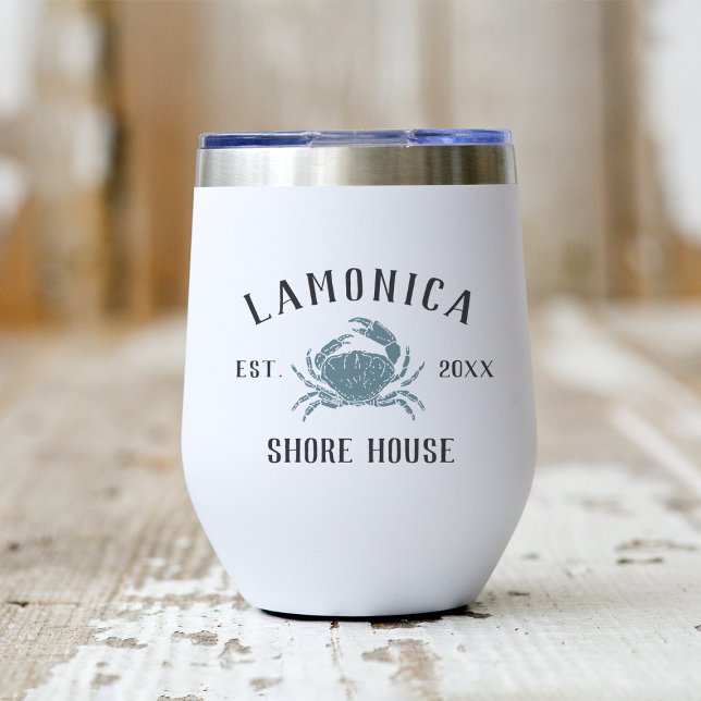 Casa costera personalizada Rustic Blue Crab (Subido por el creador)