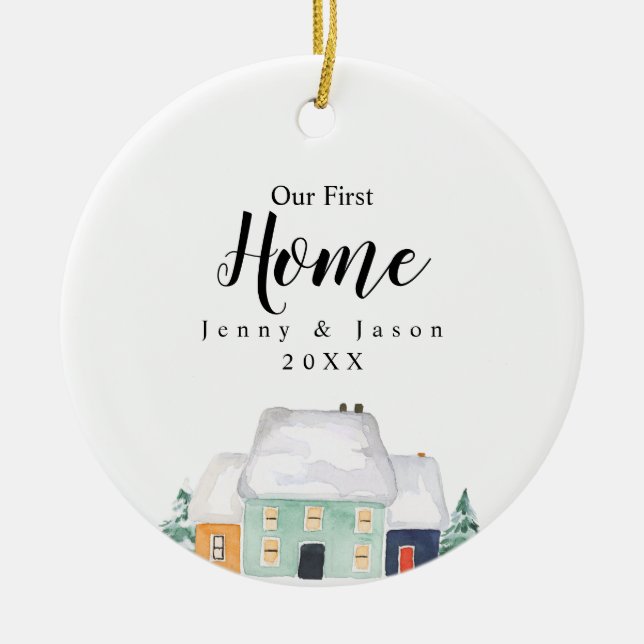 Casa Cuta Nuestro Primer Ornamento Botánico De Cas (Frente)