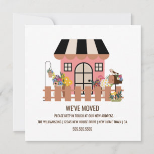 Casa Cuta Nueva Invitación de mudanza a domicili