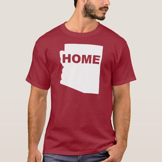 Casa de Arizona Lejos De Tees De Camisetas Estatal (Anverso)