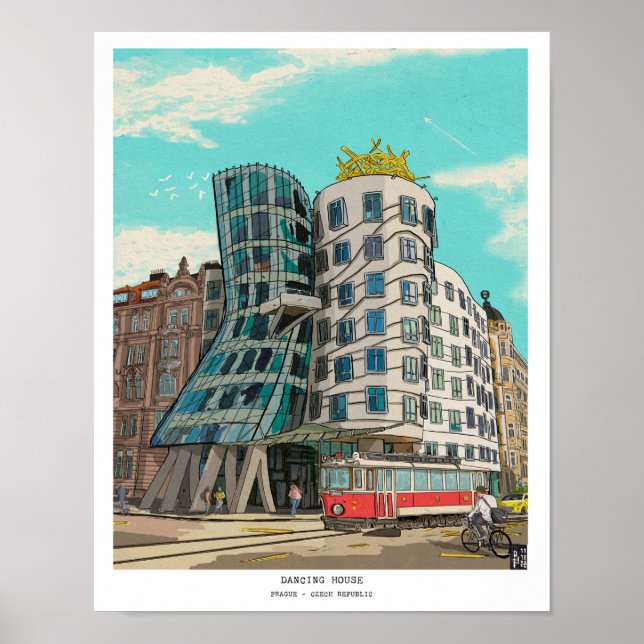 Casa de baile Praga República Checa Arte caprichos (Frente)