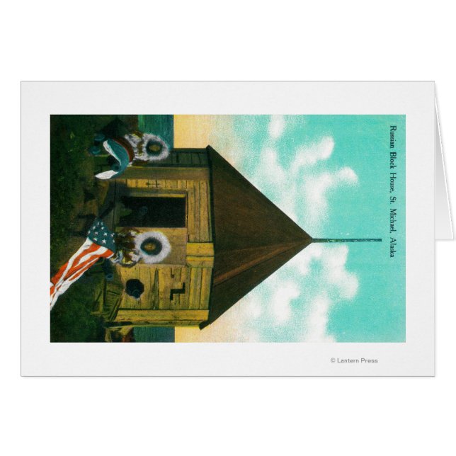 Casa de bloques rusa en St. Michael, Alaska (Anverso (Horizontal))